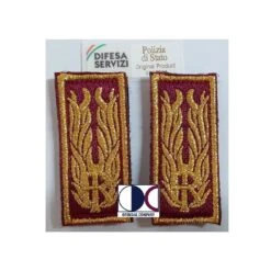 Alamari Piccoli Ricamati Polizia Di Stato