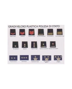 Gradi Velcro POLIZIA DI STATO Vecchio Modello