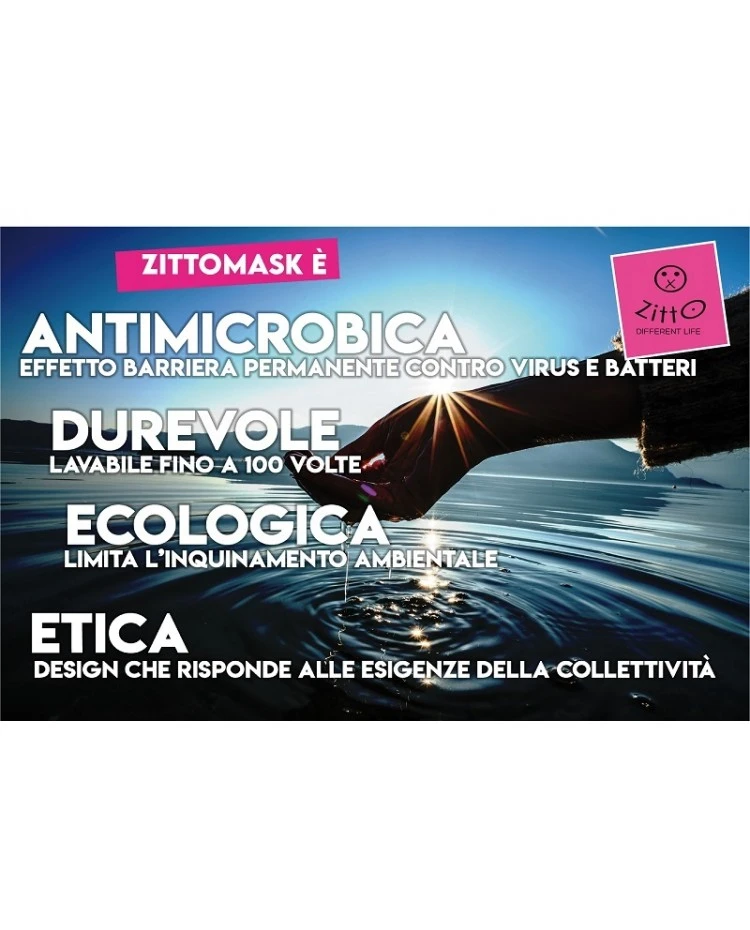 MASCHERINA BABY ZITTO ITALY 2 MASCHERINA BABY ZITTO ITALY - immagine 2