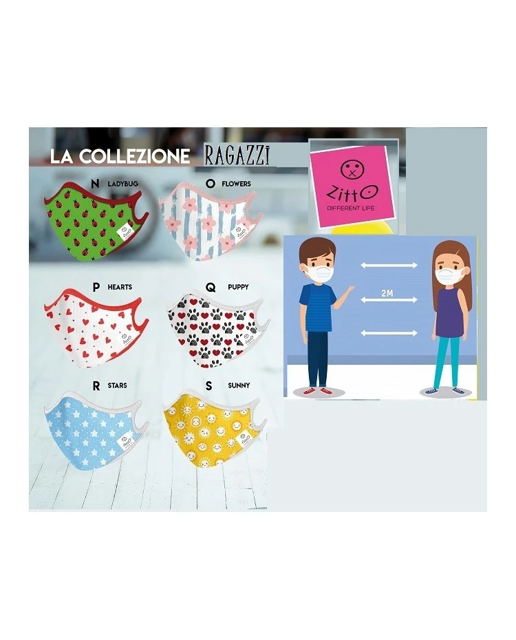 MASCHERINA BABY ZITTO ITALY 5 MASCHERINA BABY ZITTO ITALY - immagine 5