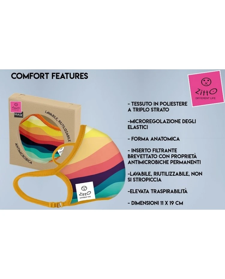 MASCHERINA BABY ZITTO ITALY 1 MASCHERINA BABY ZITTO ITALY