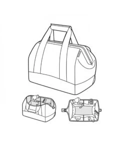 REISENTHEL - Borsa Da Viaggio M Twist Silver