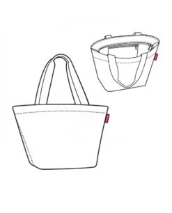 REISENTHEL Shopper M Glencheck Red