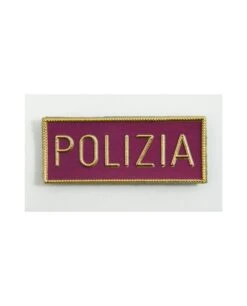 SCRITTA "POLIZIA" PLASTIFICATA