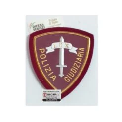 SCUDETTO POLIZIA GIUDIZIARIA PLASTIFICATO