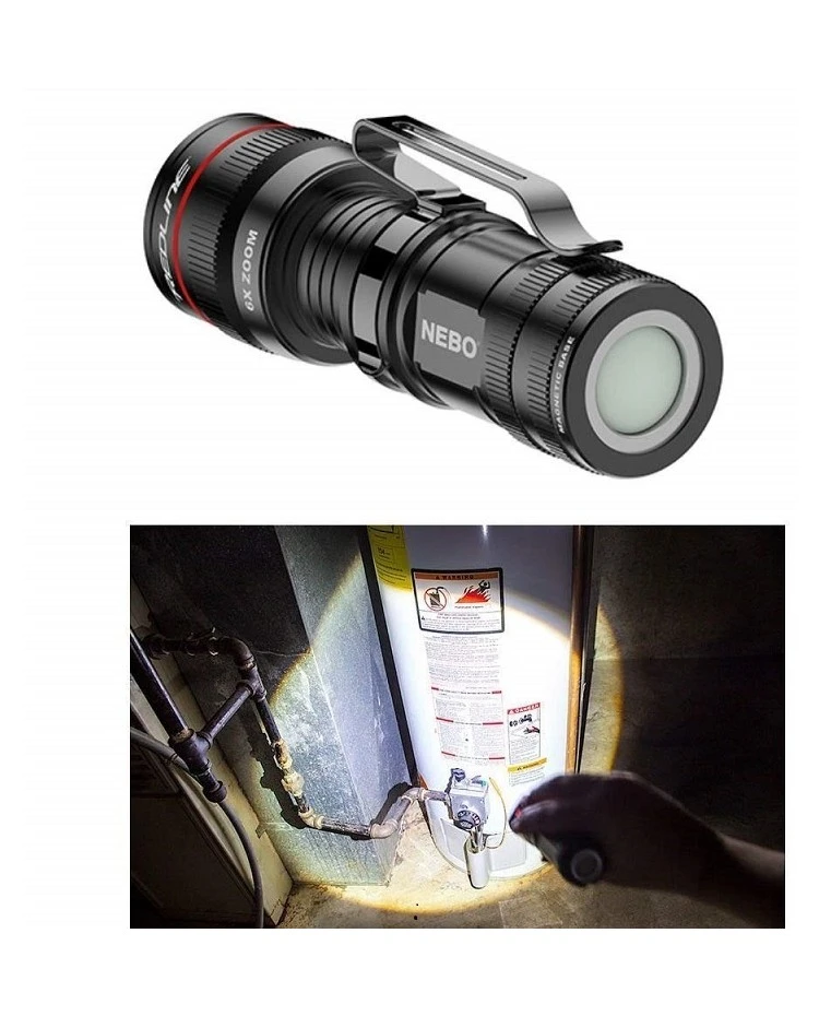 NEBO Torcia A Led Ricaricabile 450 Lumen 3 NEBO Torcia A Led Ricaricabile 450 Lumen - immagine 3